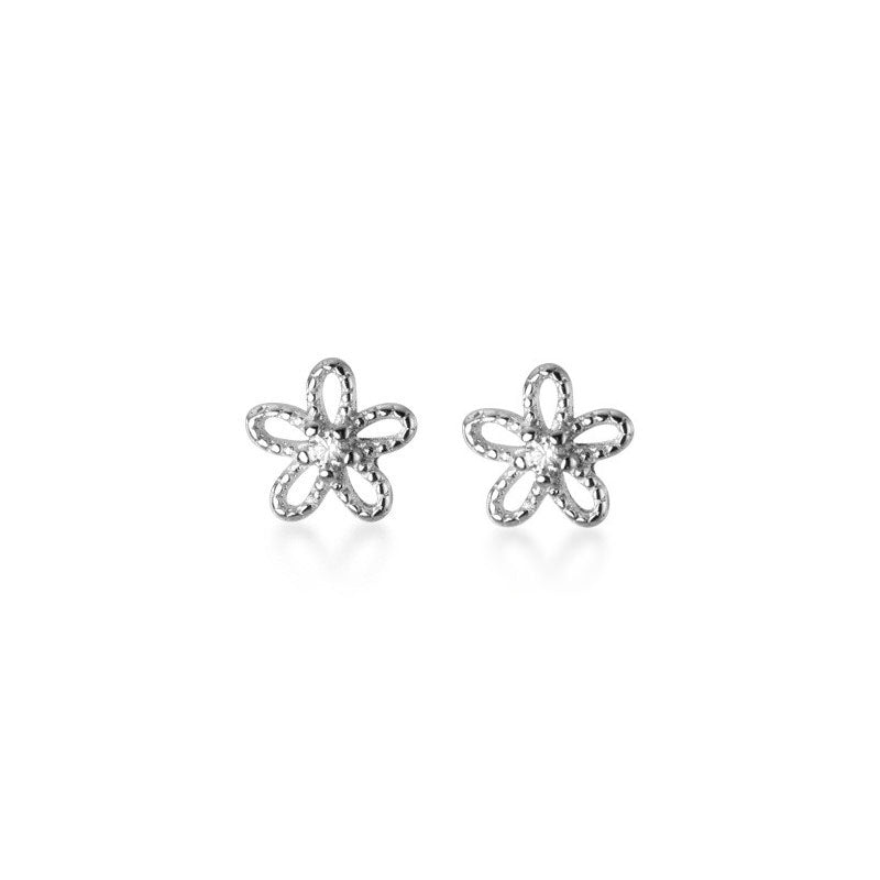 Hollow Flower Stud Earrings