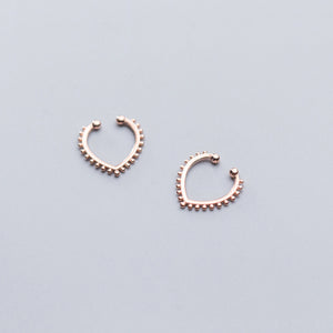 Sweet Heart Ear Clips