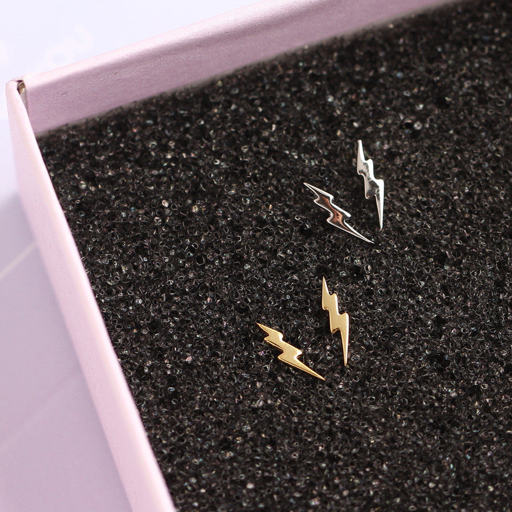 Lightning Stud Earrings