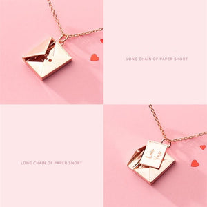 Confession Love Letter Necklace