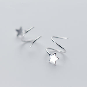 Rotating Star Earrings