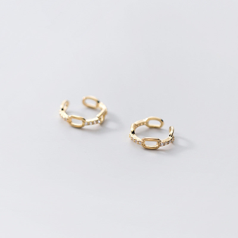 Chain Ear Clip Earrings
