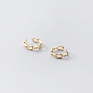 Chain Ear Clip Earrings