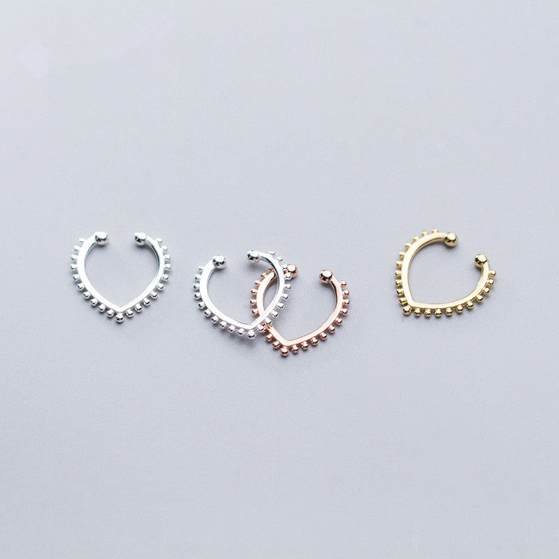 Sweet Heart Ear Clips