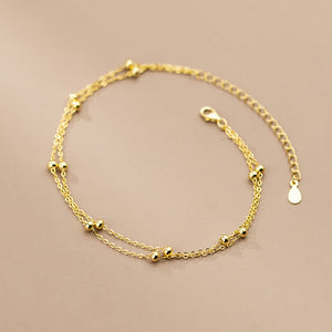Double Punk Chain Anklet