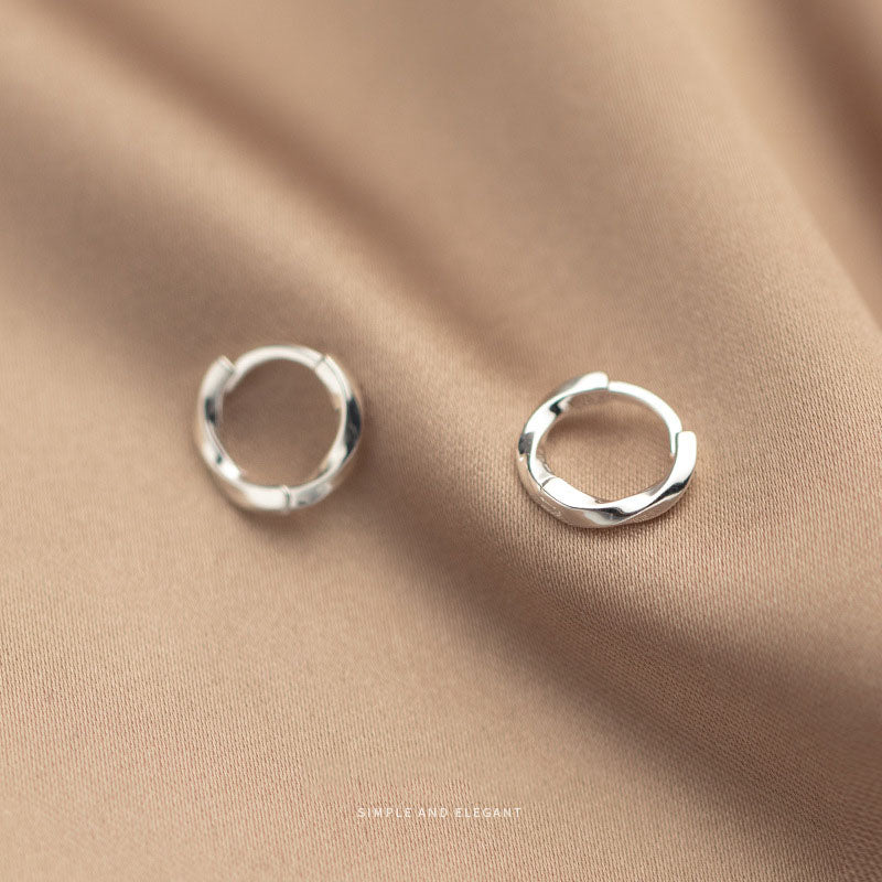 Twist Hoop Earrings