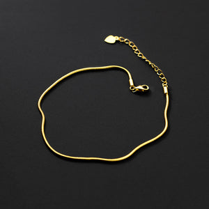 Unique Simple Snake Bone Anklet