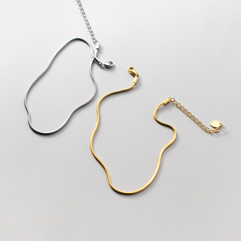 Unique Simple Snake Bone Anklet